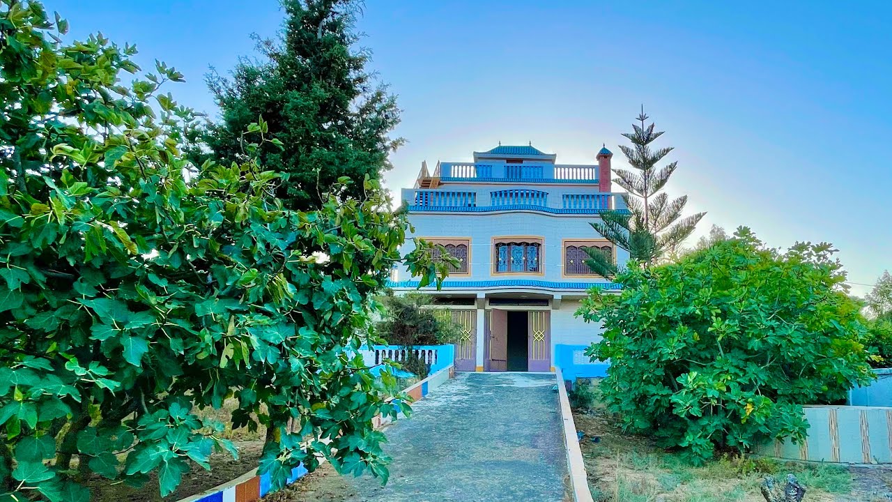 فيلا رائعة جدا ومفججة مطلة على السد مساحة 1000 متر 0703640826 نواحي الخميس انجرة طنجة