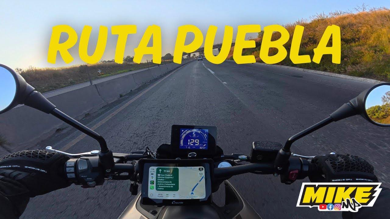 RUTA a PUEBLA en MOTO | BRISTOL N400 | Balneario SAN CARLOS y Panteón de COLUCAN 
