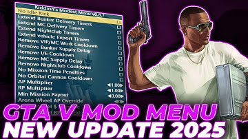 *GTA* Mod Menu Cheat & MoneyFarm Free [2025] GTA 5 Mod Menu Download BattlEye Bypass New Update