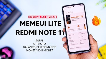 MEMEUi Lite Official for Redmi Note 11 Review, Performance and Balanced with Normal & Monet Support