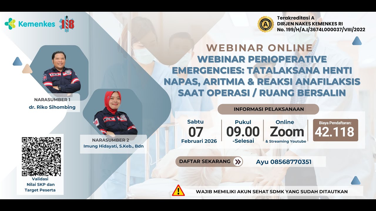 WEBINAR PERIOPERATIVE EMERGENCIES