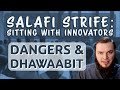 Salafi strife sitting with innovators