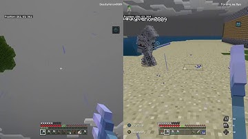 Minecraft flying with infinite Riptide *