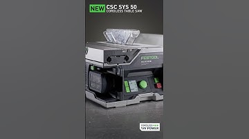 CSC SYS 50 Cordless Table Saw (Sneak Preview) 15s