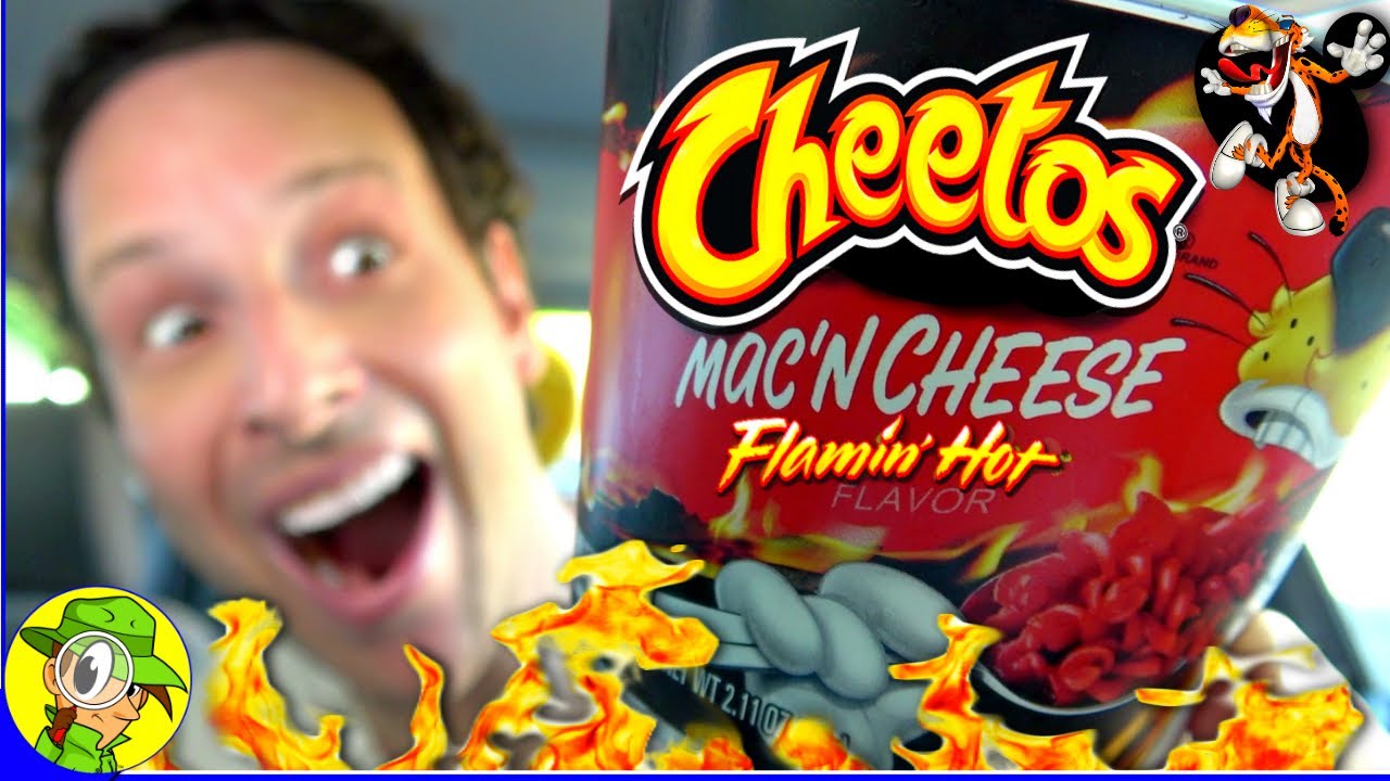 Cheetos® MAC 'N CHEESE ⎮ FLAMIN' HOT® Review 🐆🔥🧀 | Peep THIS Out! 🕵️‍♂️  - YouTube