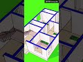 25X38 House plan construction building #3delevation #homedesign #2delevation #frontelevation2d3d