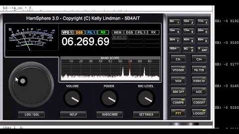 HamSphere transmitting LSB