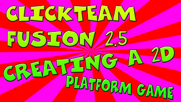 Clickteam Fusion 2.5 making a 2d platform game #2