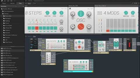 Reaktor Blocks - 8 Steps and 4 Mods (Sequencers)