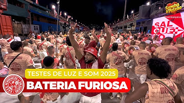 Salgueiro 2025 Ao Vivo | Super Esquenta da Bateria Furiosa | Teste de Luz e Som