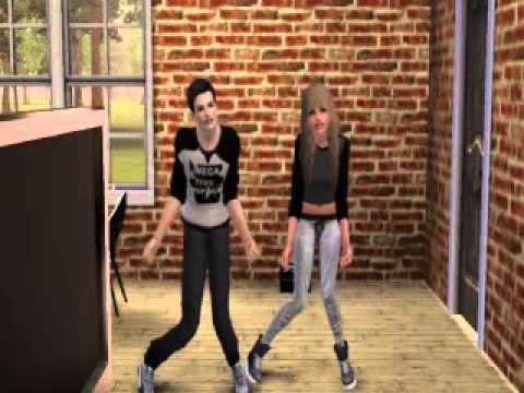 Танец в The Sims 3(Без музыки)