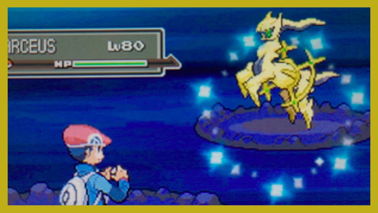 Gen 4] Shiny Arceus after 4,166 SRs in Pokemon Platinum! : r