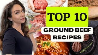 TOP 10 GROUND BEEF RECIPES ( KETO & BUDGET FRIENDLY ) image