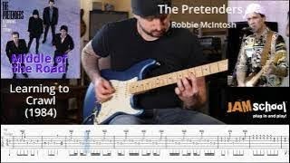 The Pretenders Middle of the Road Guitar Solo with TAB