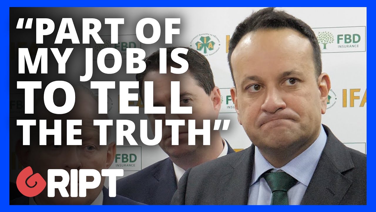 Varadkar asked about his "Far-Right Myth" Asylum Claim