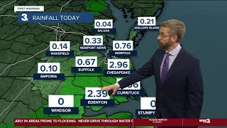 Virginia is keeping an eye out for pop-up tornadoes during tropical storm Ophelia