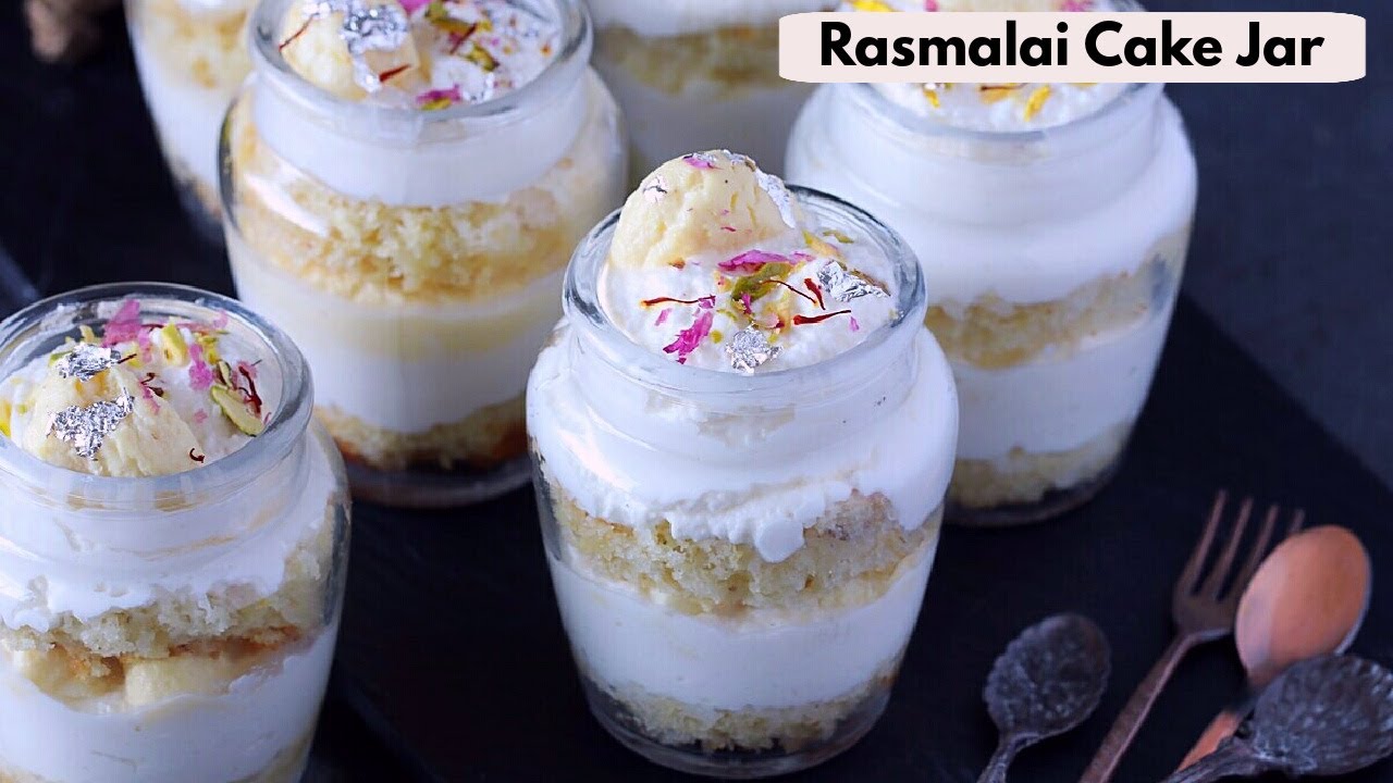 Rasmalai Jar Cakes by Praneetha Nayak