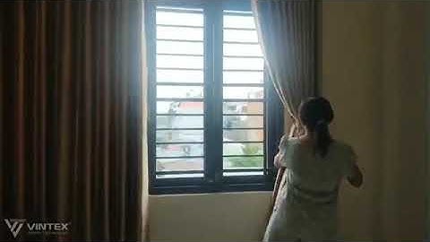 Rèm cửa vải gấm tại công trình nhà phố trên đường Trần Xuân Soạn Q7