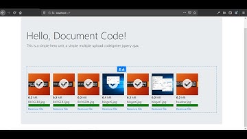 Multiple Upload Codeigniter and Dropzone js