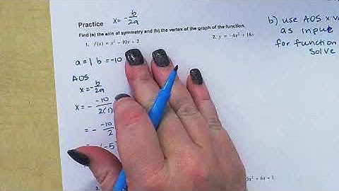 8.3 Notes - Graphing f(x) = ax^2 + bx + c