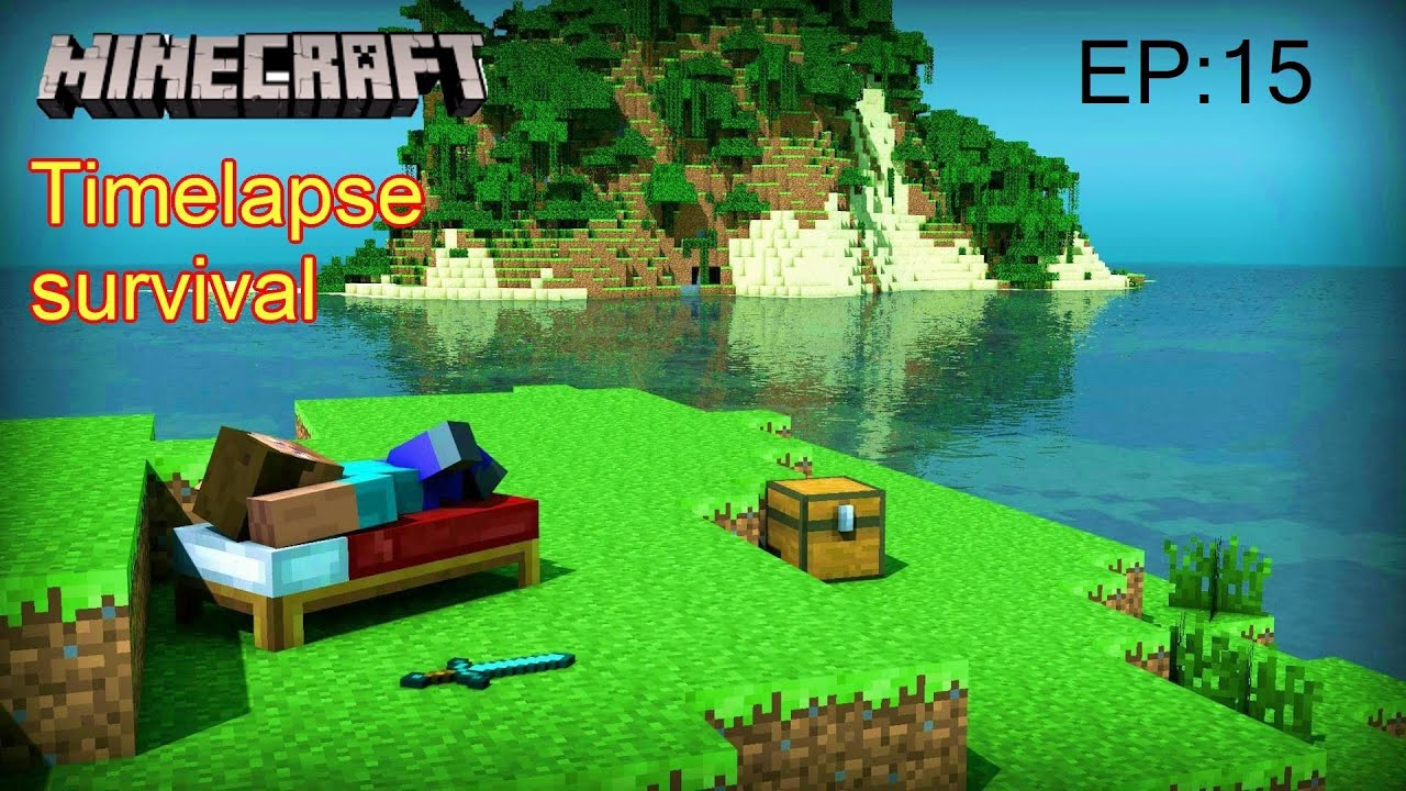 Minecraft timelapse survival ep:15 Map completion part 1 (25%) - YouTube