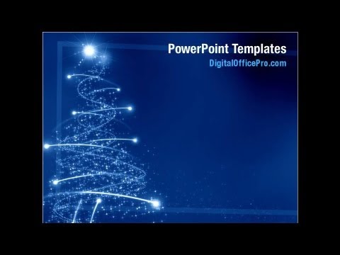 christmas tree powerpoint template