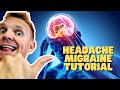 Unbelievable effective drainage technique for headache  migraine headaches migraine