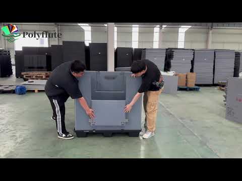 Plastic Coaming Box Euro Pallet Boxes Plastic Gaylord Box Manufacturer -Polyflute