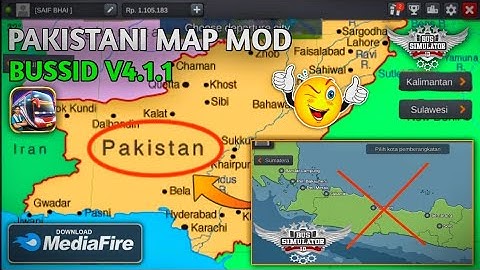 How to Make Pakistani Map Bussid For V4.1.1 Update !! Bus Simulator Indonesia  Bus Game