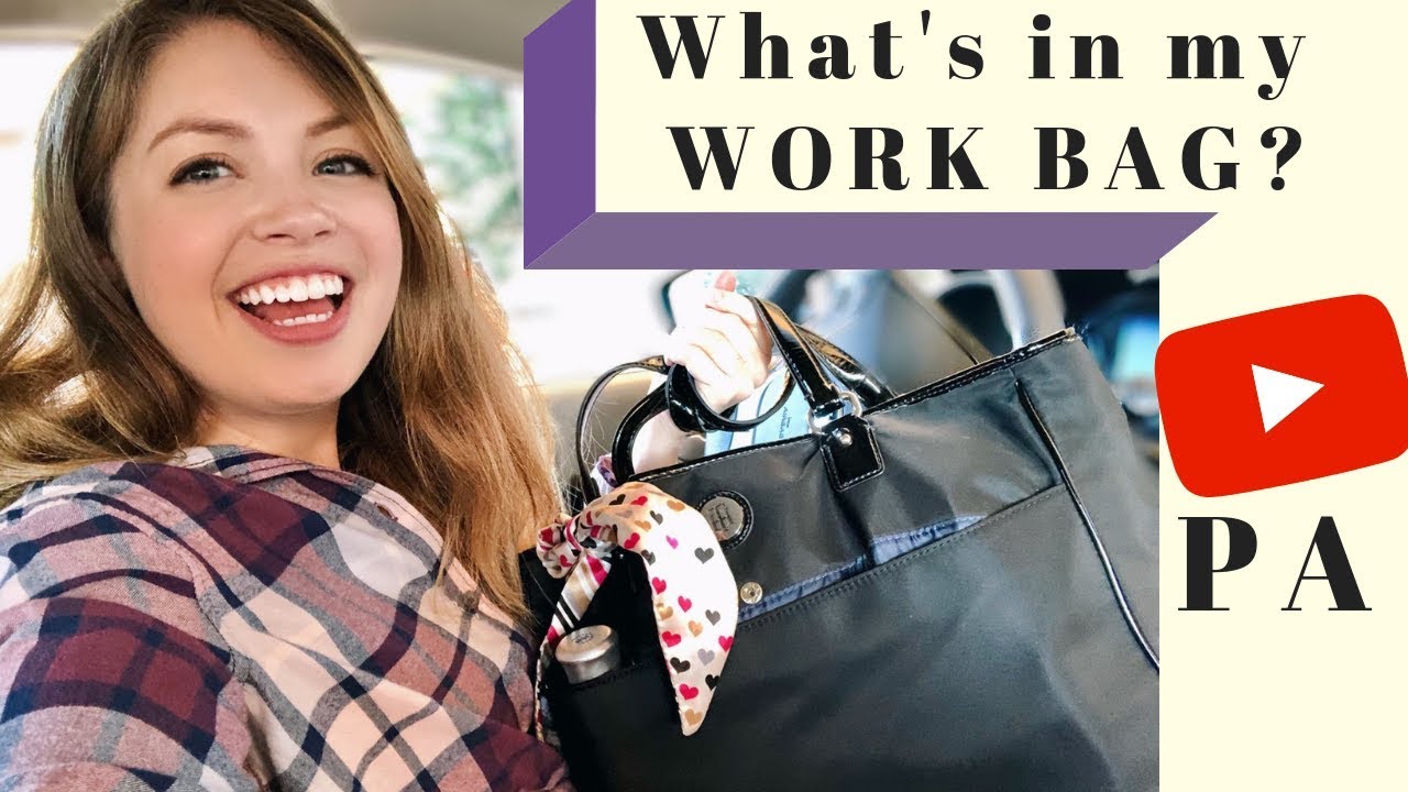 What's in my Work Bag? (Production Assistant) YouTube