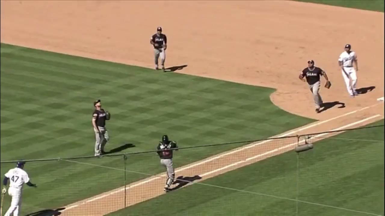 Runner Interference on Infield Fly Video Part 3 of 3 YouTube