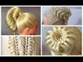 4 mini BRAID HAIRSTYLES / Hair Glamour  /  Hair Tutorials