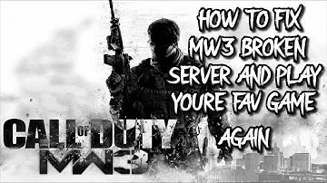 HOW TO FIX MW3 ERROR SAYING COMUNICATIONS WHITH ACTIVISON HAVE TIMED OUT