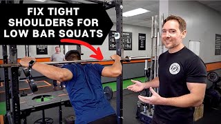 How to stretch your shoulders for the low-bar back squat (UPDATED)