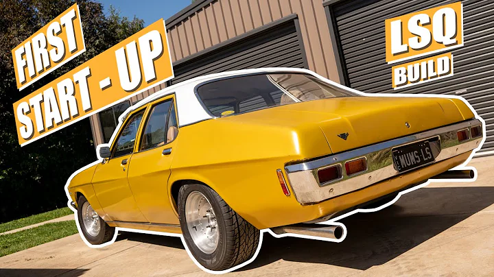 LSQ Build - Part 13 - FIRST START UP and  2.5" Stainless Exhaust System  - LS Swapped HQ Holden