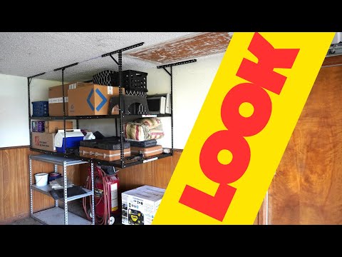 FLEXIMOUNT 2 TIER OVERHEAD GARAGE  RACK INSTALLATION