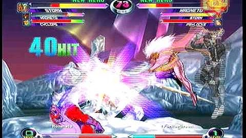 MvC2 Online (360): Brett (MSCyke) vs ForRevGreen (MSP) 9 .:10.23.09:.