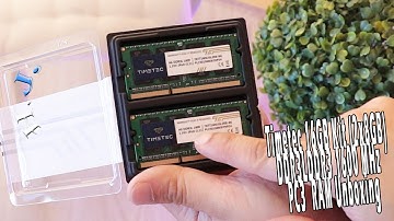 Timetec 16GB Kit 2x8GB DDR3LDDR3 1600 MHz PC3 RAM Unboxing