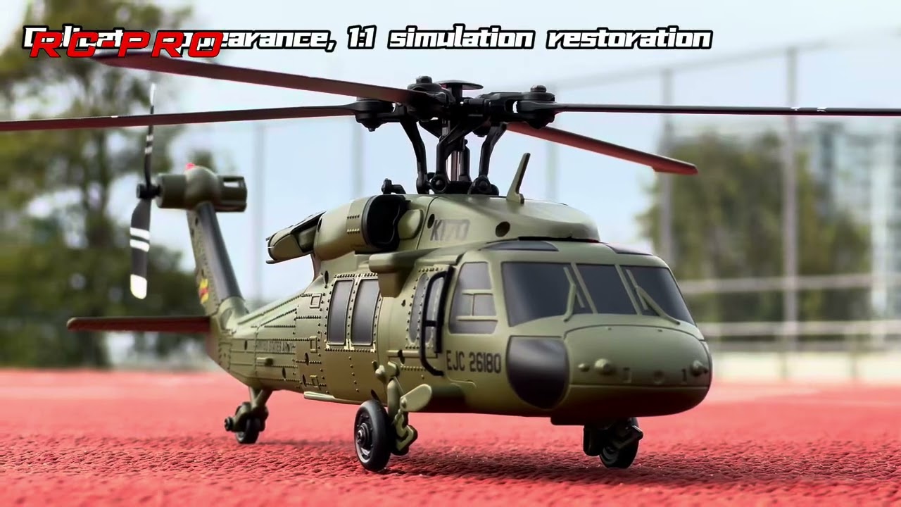 K170 UH-60L BLACK HAWK ヘリコプター 4ch UH-60L R/C helicopter brushless K170 – RC-PRO