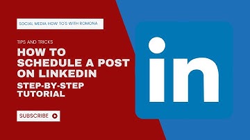🕒 How To Schedule Posts On LinkedIn 💻 PC / Desktop Computer 2023