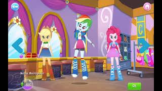 My Little Pony Equestria Girls Theme Song Dance! #applejack #pinkiepie #rainbowdash #dance #song