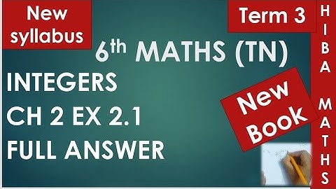 6th maths term 3 chapter 2 exercise 2.1 full answers tn samacheer new syllabus