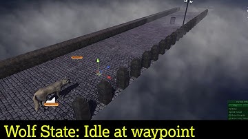 New Enemy Added to Unity Game Engine with patrol, chase and attack behaviours #madewithunity