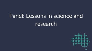 Panel: Lessons in science and research (2021)