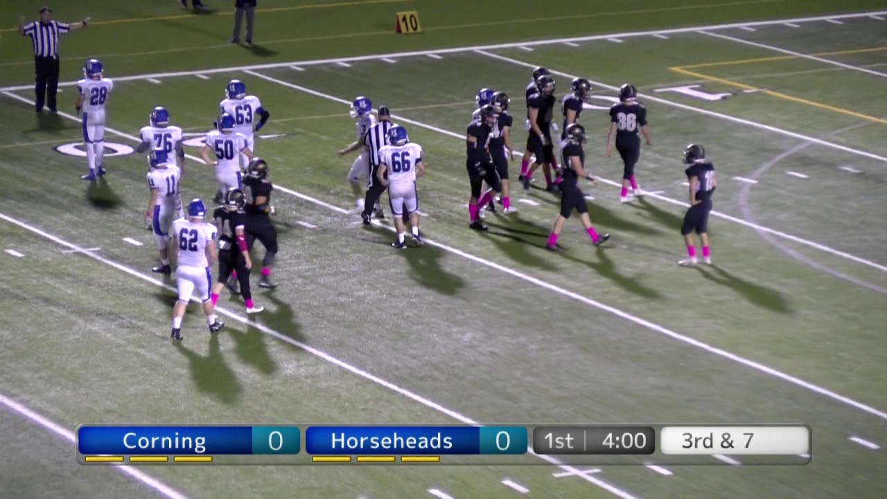 Horseheads Blue Raiders Vs Corning Painted Post Hawks 10/06/17 Part 1