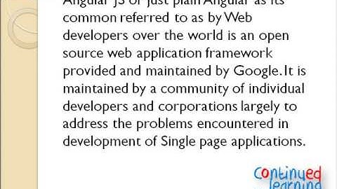 Learn Angular js ninja course training Pune