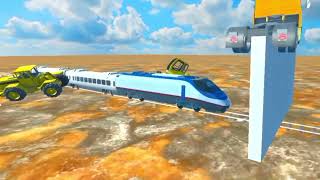 Bullet Train Speed Beam Craze Trai Vs Car Craze Train simulator game
