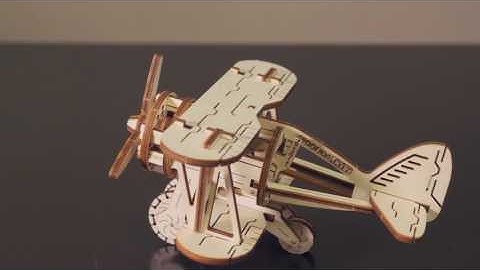 Mechanical model "BIPLANE"