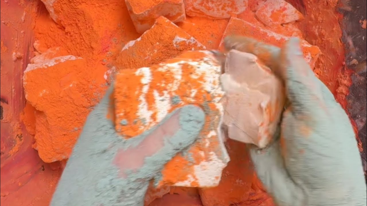 Glassy Jumbo Chalk Blocks And Chunks, Gritty Reform And Sifting