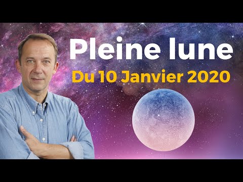 Vidéo: Pleine lune en janvier 2020